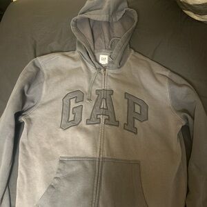 GAP Charcoal Full-Zip Hoodie